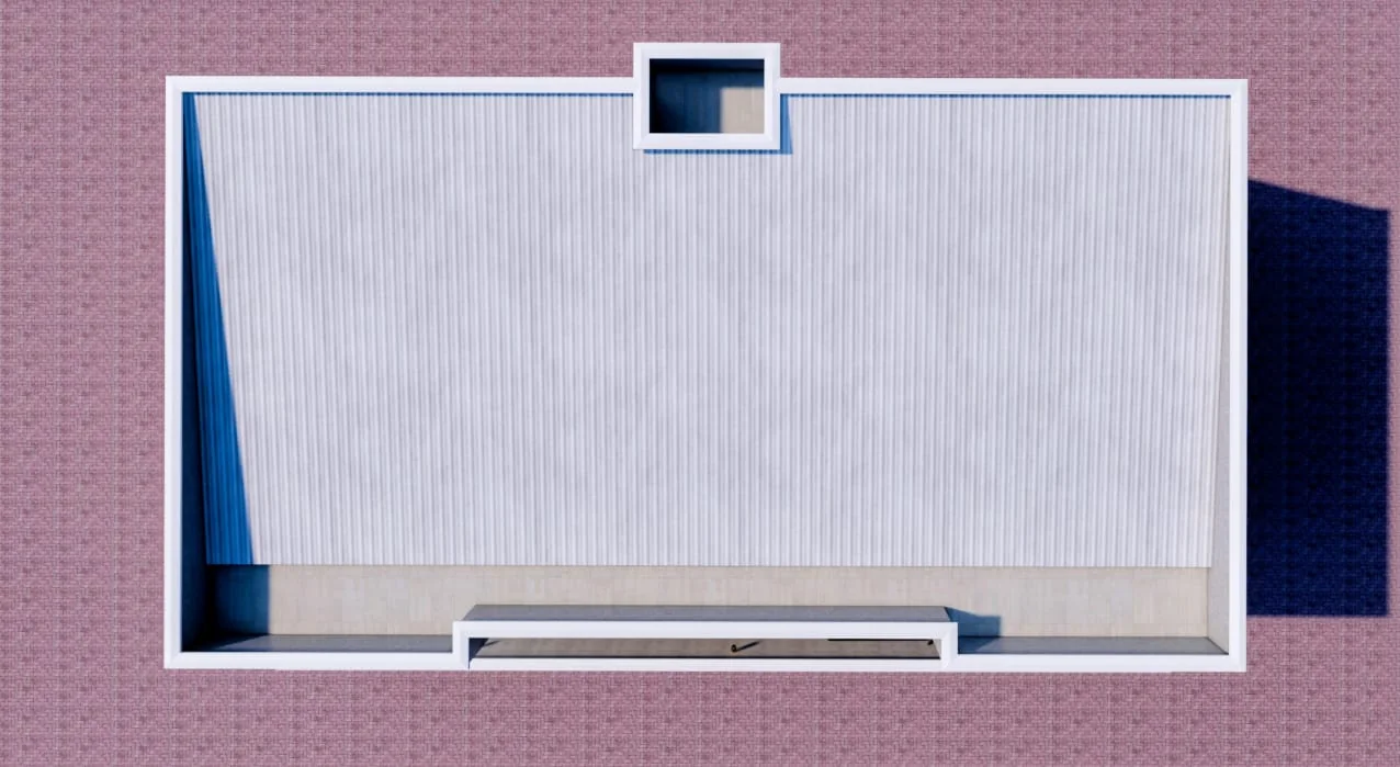 Roof plan view