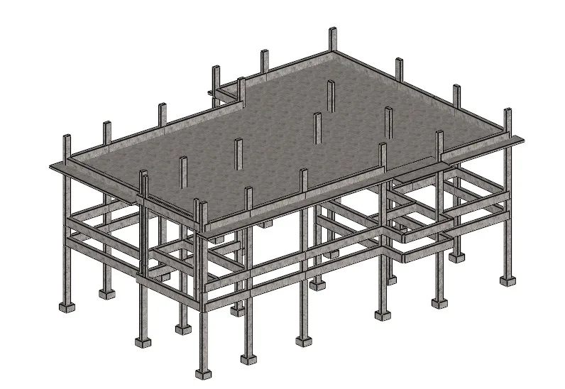 Foundation system and simple frame